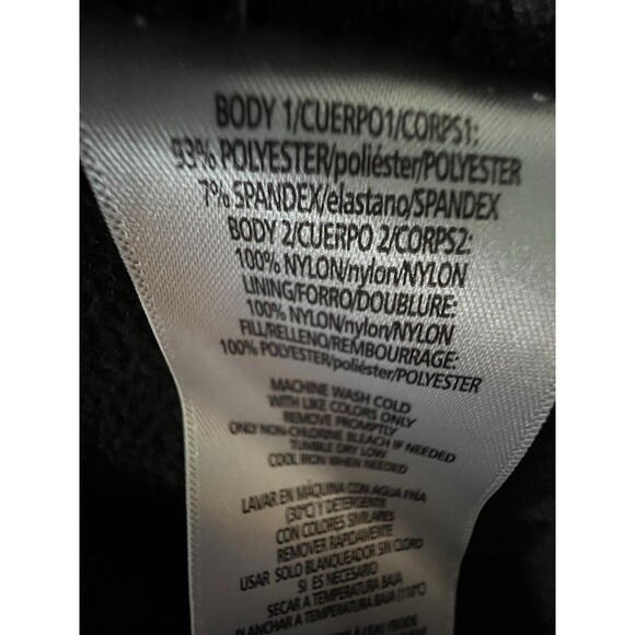 Calvin Klein Women’s Sz XL Jacket Hooded Quilted Black Zip Foldable Travel UEC - Picture 8 of 9